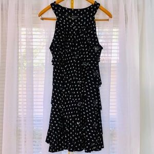 White House Black Market Tiered Ruffle Dress